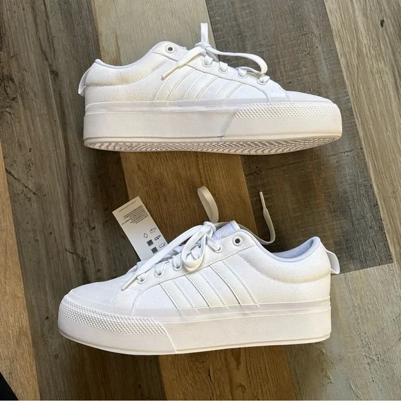 adidas White Athletic Shoes - Picture 5 of 10